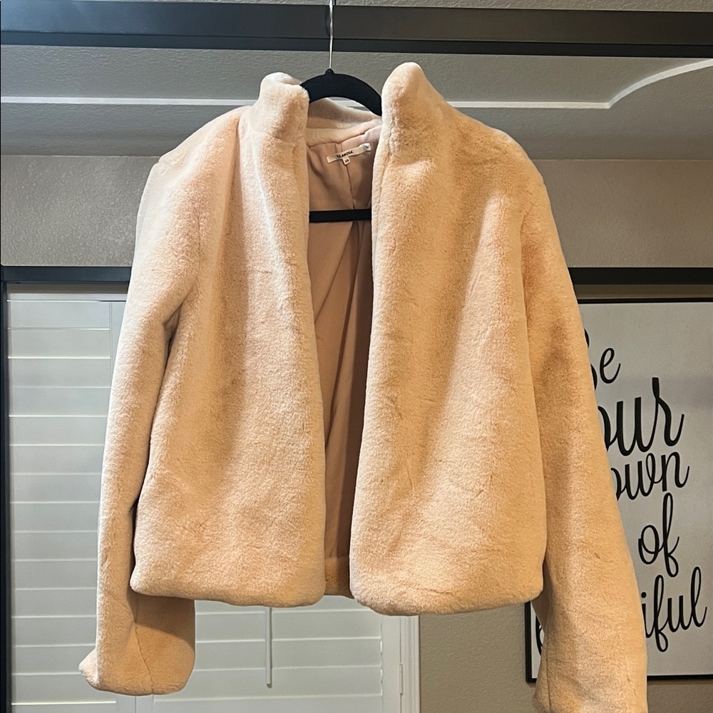 Tularosa Cream Teddy Jacket